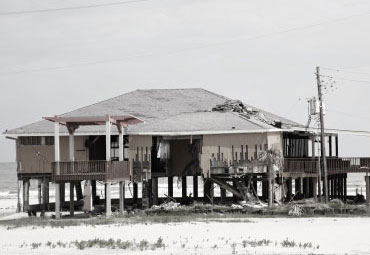 Wind damage - spray foam can help prevent uplift to Abilene roofs